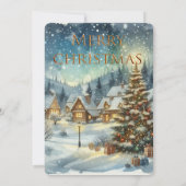 ウィンター・ワンダーランド クリスマス オープンハウス 招待状 (裏面)