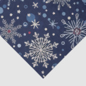 ウィンター ワンダーランド スノーフレーク ラッピング 薄葉紙 (詳細)