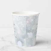 ウィンター ワンダーランド スノー ウェディング 紙コップ (右)