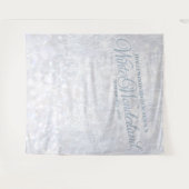 ウィンター ワンダーランド スノー シーン | パーティー 背景 タペストリー (正面(横))