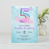 ウィンター ワンダーランド スリープオーバー パーティー 招待状 (スタンド正面)