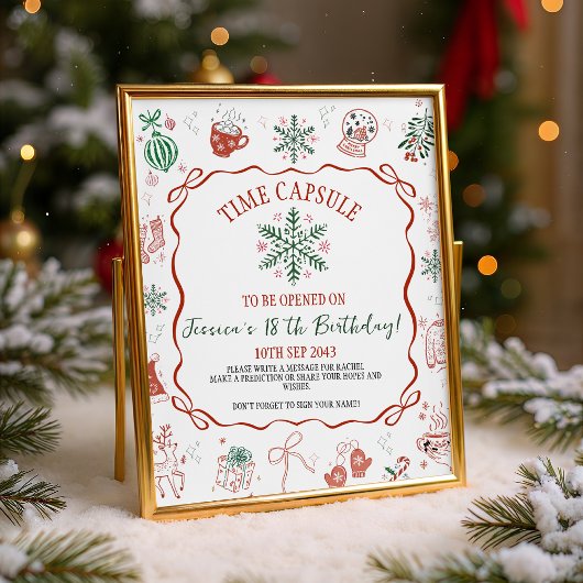 ウィンター ワンダーランド タイムカプセル サイン