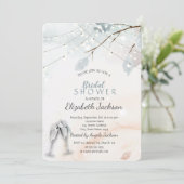 ウィンター ワンダーランド, ツリー ブランチ  ブライダル シャワー   招待状 (スタンド正面)