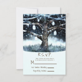 ウィンター・ワンダーランド ツリー ライト & ジャー RSVP 返信