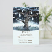 ウィンター・ワンダーランド ツリー ライト & ジャー RSVP 返信 (スタンド正面)