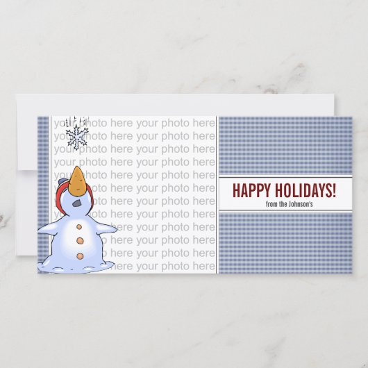 ウィンター・ワンダーランド フォトカード シーズンカード (正面)