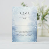 ウィンター ワンダーランド フォレスト ウェディング 出欠カード (スタンド正面)