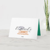 ウィンター・ワンダーランド・フリジアン・ホース・カード カード (裏面)