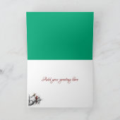 ウィンター・ワンダーランド・フリジアン・ホース・カード カード (内部)