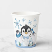 ウィンター・ワンダーランド・ペンギン 紙コップ (正面)