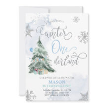 ウィンター・ワンダーランド・ボーイ・ブルー・ウィンター 1歳の誕生日