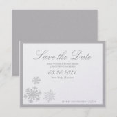 ウィンター・ワンダーランド 保存日 セーブザデート (正面/裏面)