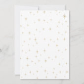 ウィンター ワンダーランド 動物 1歳 誕生日 招待状 (裏面)