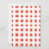 ウィンター ワンダーランド 誕生日パーティー招待状 招待状 (裏面)