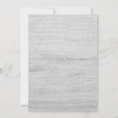 ウィンター ワンダーランド 誕生日 招待状 (裏面)