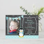 ウィンター ワンダーランド 誕生日 招待状 (スタンド正面)