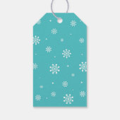 ウィンター ワンダーランド 雪のように感謝 ありがとうタグ ギフトタグ (裏面)