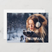 ウィンター・ワンダー・クリスマス シーズンカード (正面/裏面)