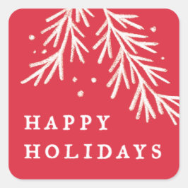 ウィンター ワンダー スクエア ステッカー