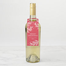 ウィンター ワンダー ホリデー ボトル ハング タグ