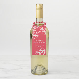 ウィンター ワンダー ホリデー ボトル ハング タグ