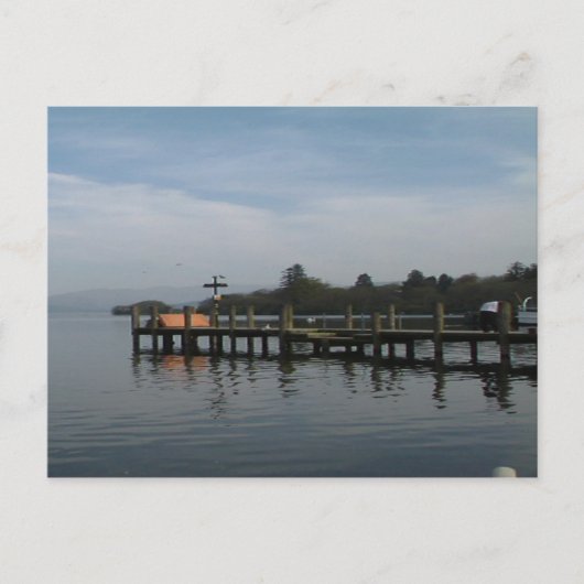 ウィンダミア湖の反射 ポストカード (正面)