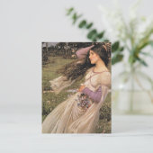 ウィンダムの花、ジョン・ウィリアム・ウォーターハウス作、1902年 ポストカード (スタンド正面)