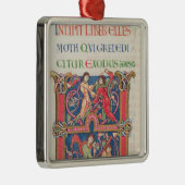 ウィンチェスターの聖書からのページ、c.1150-80 メタルオーナメント (右)