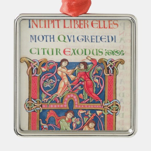 ウィンチェスターの聖書からのページ、c.1150-80 メタルオーナメント (正面)