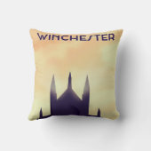 ウィンチェスター大聖堂トラベルポスタープリント クッション (裏面)