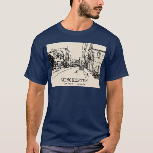 ウィンチェスター - オンタリオ州 - グラフィック Tシャツ (正面)
