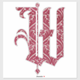 ウィンチェスター – W- |名前をカスタムする |インテパーソナライズされたリア シール