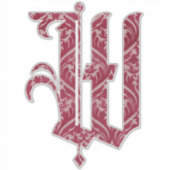 ウィンチェスター – W- |名前をカスタムする |インテパーソナライズされたリア シール (正面)