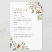 ウィンテホワイトフローラゲストクリスマスゲームを見つける (正面/裏面)