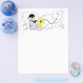 ウィンディカイトデイ飛んでいるフライヤーテンプレート チラシ (シングル)