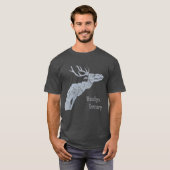 ウィンディゴの国 アルゴンキン族の民話 メンズTシャツ Tシャツ (正面フル)
