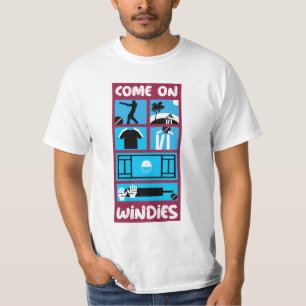 ウィンディースクリケットウエストインディテストクリケットTシャツ Tシャツ