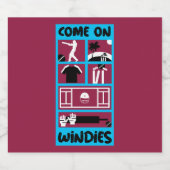 ウィンディースクリケット西インディテストクリケット ビールラベル (シングルラベル)