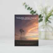 ウィンディ・ウエスト・ムービング社 案内ポストカード (スタンド正面)