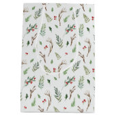 ウィントリーワンダーランドクリスマスホリデイ抱き枕 ミディアムペーパーバッグ (裏面)