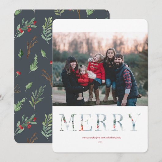 ウィントリーワンダーランドホリデーフラットカード 招待状 (正面/裏面)