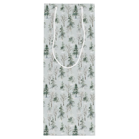 ウィントリーワンダーランド2クリスマスホリデー抱き枕 ワインギフトバッグ (裏面)