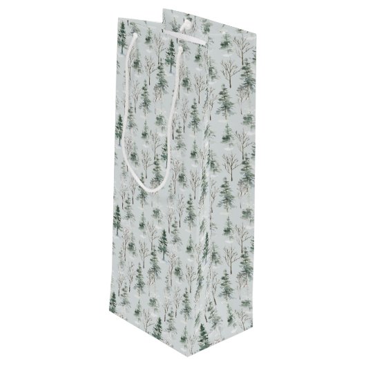 ウィントリーワンダーランド2クリスマスホリデー抱き枕 ワインギフトバッグ (裏面アングル)