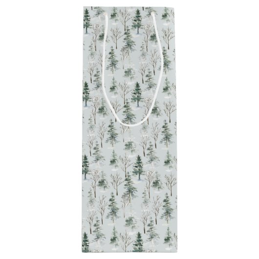 ウィントリーワンダーランド2クリスマスホリデー抱き枕 ワインギフトバッグ (正面)