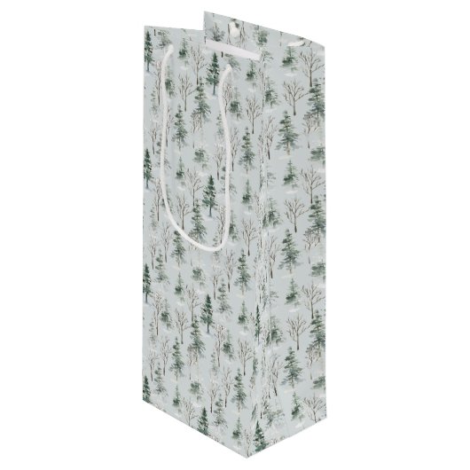 ウィントリーワンダーランド2クリスマスホリデー抱き枕 ワインギフトバッグ (正面アングル)