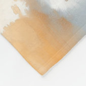 ウィンドアートの中で楽しい犬のプリント フリースブランケット (角)