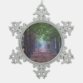 ウィンドインザパインズオーナメント スノーフレークピューターオーナメント (正面)