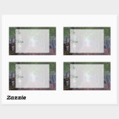 ウィンドインザパインズギフトラベルシール 長方形シール (シート)