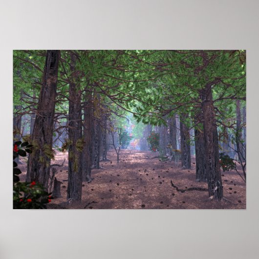 ウィンドインザパインズプリント ポスター (正面)