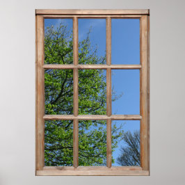 ウィンドウからのリーフィツリー表示 ポスター